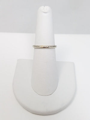 Art Deco Era 1927 18k White Gold Wedding Ring Band