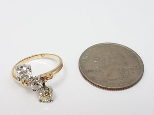 Vintage Natural Diamond 14k Gold Ring