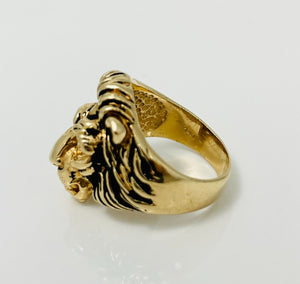 Vintage 14k Gold Lion Ring Mount