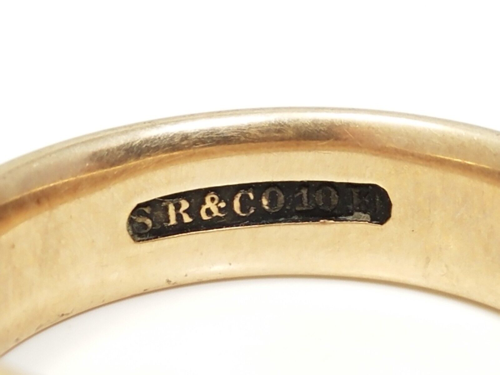 Victorian 10k Solid Yellow Gold Sears Roebuck Wedding Ring Band