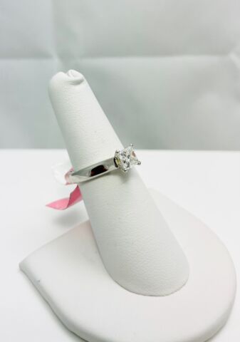 New! Scott Kay Platinum Princess Diamond Engagement Ring