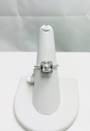 New! GIA 1.01ct VS2 H Natural Diamond 18k Gold Engagement Ring