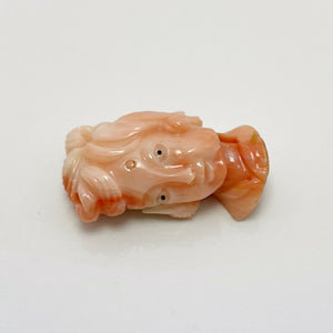 Vintage Carved Coral Asian Woman