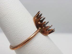 Late 1800s 9k Yellow Gold Ring Mount To Restore