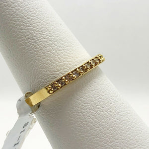 New! Diamond 18k Yellow Gold Wedding Anniversary Ring