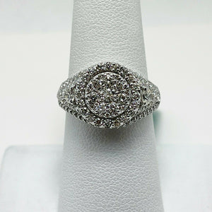 New! $8924 Effy 1.58ct Natural Diamond 14k Gold Engagement Ring